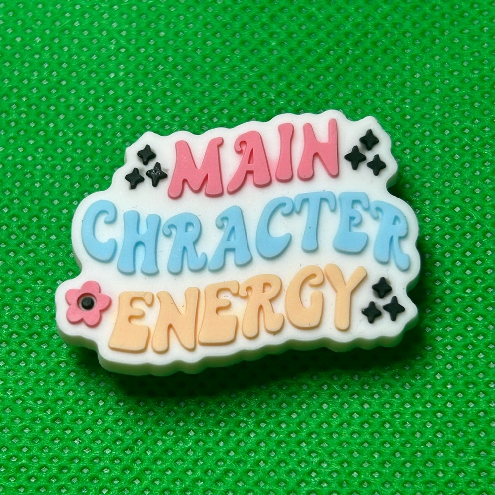 🌼 (5/$10 or 10/$15) NEW Affirmation Croc Charm Collection Main CharacterEnergy